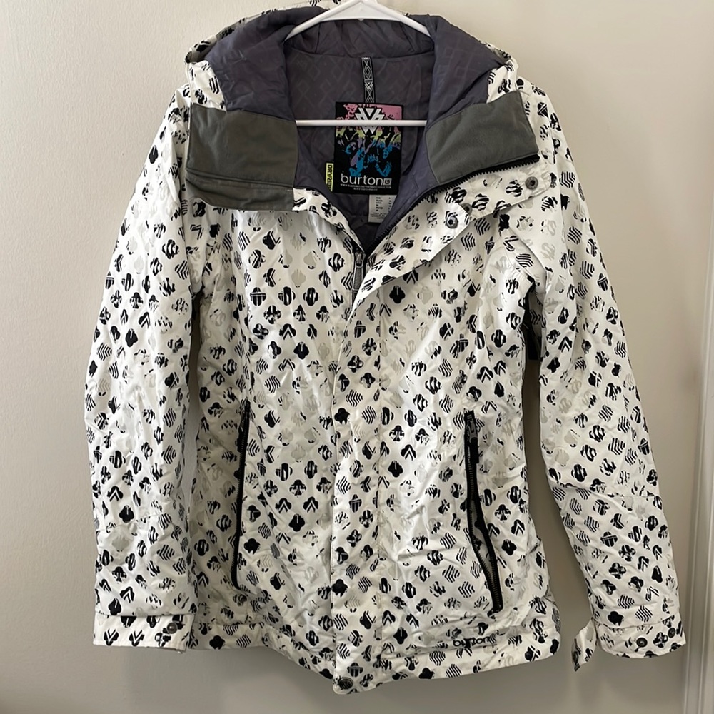 Womens Burton The White Collection snowboard jacket